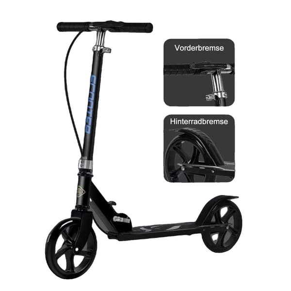 Bycykel, Dobbelt Bremser, Justerbar Højde, Sammenklappeligt Design
