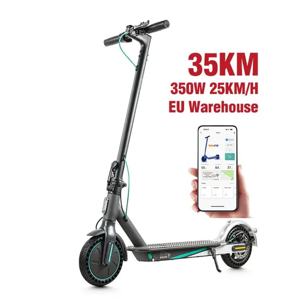 El-scooter, 350W effekt, 36V batteri, 25 km/h hastighet,(Ingen blinkersignal) MK083 co-bragged Modell
