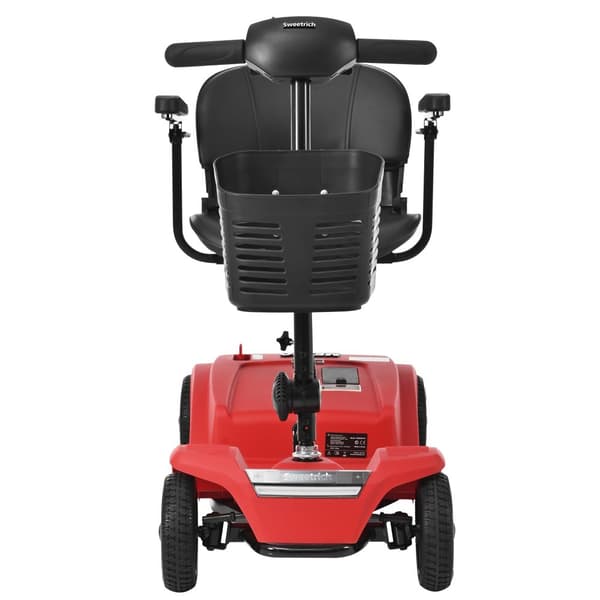 S1 LiteX elrullstol – 4 hjul, hopfällbar, USB-laddning och LED-lampor - Mobilitetsskoter, Elscooter för äldre, Elscooter för äldre, Senior skoter
