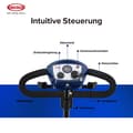 Miniatyrbild 6 av 11: 300W Fyrhjulig elrullstol för seniorer – Kompakt, blå, utomhusbruk – Mobilitetsskoter, Elscooter för äldre, Senior skoter, Elfordon för äldre