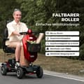 Miniatyrbild 6 av 10: MAX PLUS Elrullstol för äldre – Mobilitetsskoter,  Elscooter för äldre, Senior skoter, Elfordon för äldre, Rörlighetshjälpmedel, 4-hjulig elskoter
