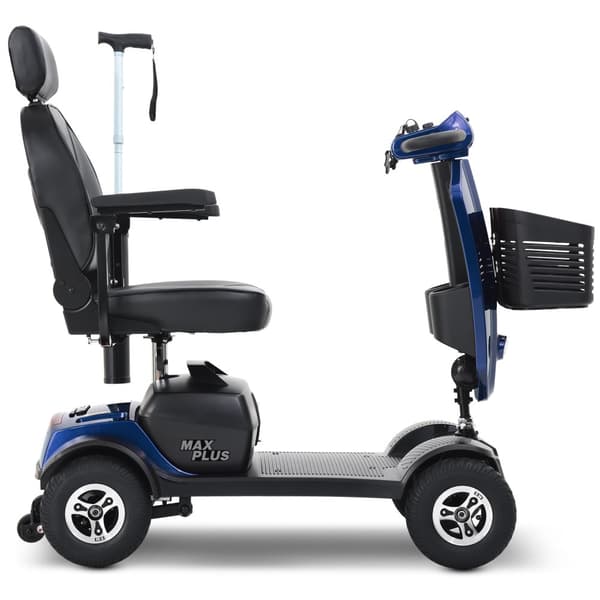MAX PLUS mobilitetsscooter för äldre – Elscooter för äldre, Senior skoter, Elfordon för äldre, Rörlighetshjälpmedel, 4-hjulig elskoter