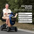 Miniatyrbild 6 av 10: MAX PLUS mobilitetsscooter för äldre – Elscooter för äldre, Senior skoter, Elfordon för äldre, Rörlighetshjälpmedel, 4-hjulig elskoter