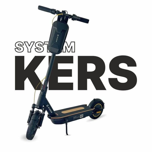 Elscooter Manta XRIDER M10 Pro Svart 500 W