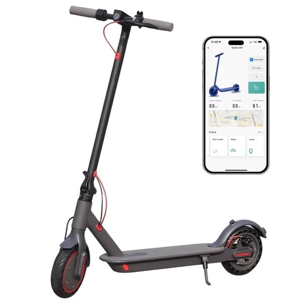 E-Scooter, 350W effekt, 36V spænding, 8,5-tommer dæk,350W 36V10Ah