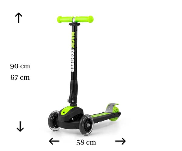 Milly Mally Sparkcykel Magisk Grön