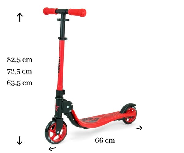 Milly Mally Scooter Smart Rød