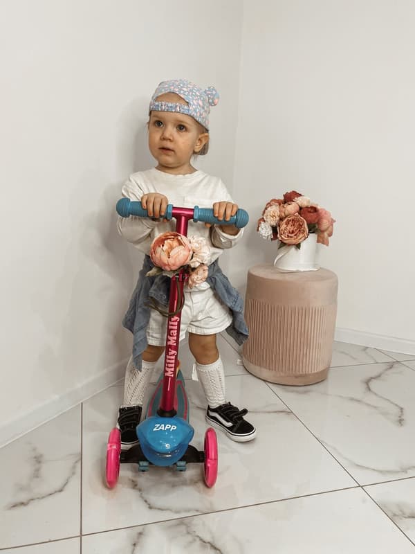 Milly Mally Scooter Zapp Grå