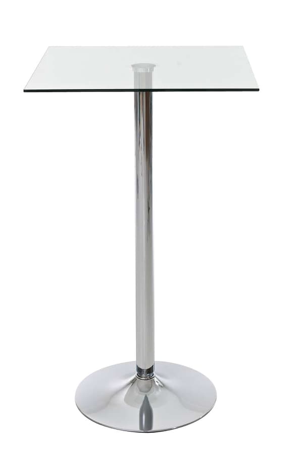 Glassbord kvadratisk 105 cm