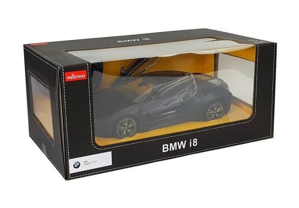 Car R/C BMW i8 Rastar 1:14 Black Automatic Doors