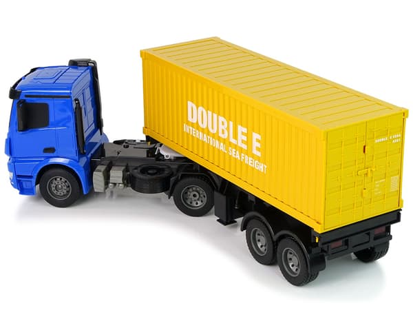 Large R/C truck Mercedes Arocs Blue 1:20 Container 58 cm Long