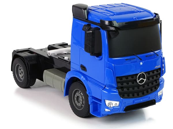 Large R/C truck Mercedes Arocs Blue 1:20 Container 58 cm Long
