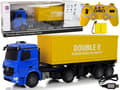 Miniatyrbillede 1 af 7: Large R/C truck Mercedes Arocs Blue 1:20 Container 58 cm Long