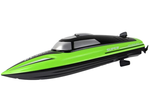 Remote Controlled Motorboat R/C 2.4G 20-25km/h Green