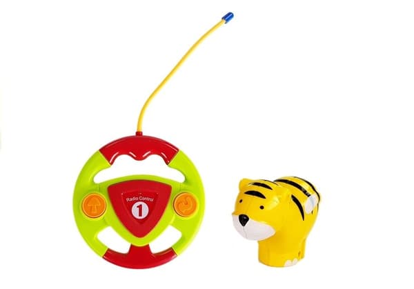 Baby R/C Airplane with Remote Control Steering Wheel Red