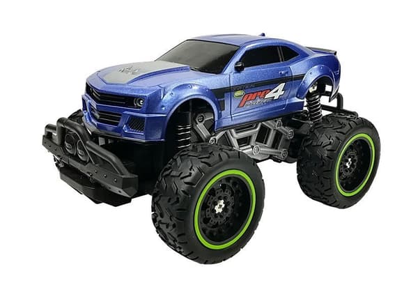 Remote controlled Car Off-road R/C Blue High Wheels