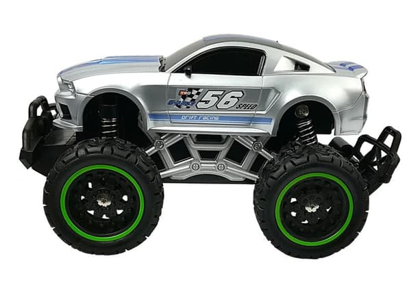 Remote controlled Car Off-road R/C Silver High Wheels