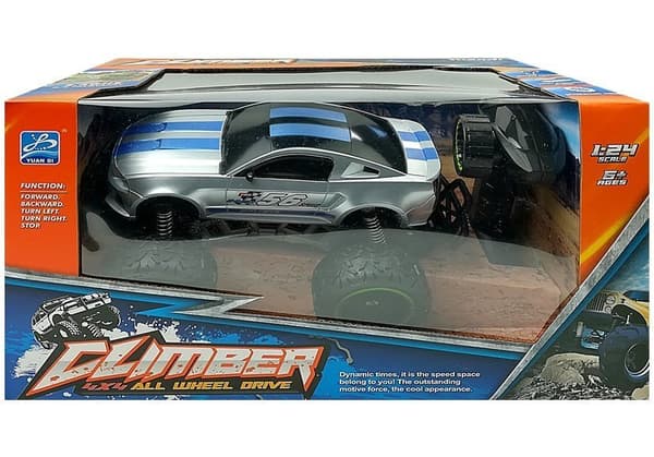 Remote controlled Car Off-road R/C Silver High Wheels