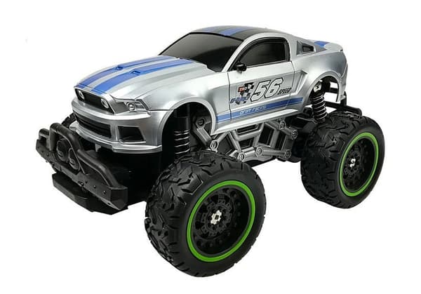 Remote controlled Car Off-road R/C Silver High Wheels