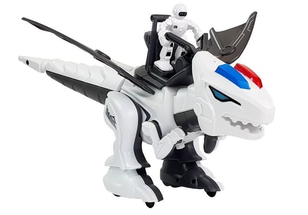 Dinosaur Tyrannosaur Robot Interactive Remote Control K18 Programming White