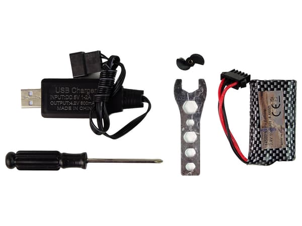 R/C Remote Controlled Motorboat 2.4G Red 20-25 KM/H
