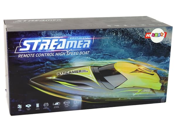 Motorboat R/C 2.4G Yellow 35 KM/H
