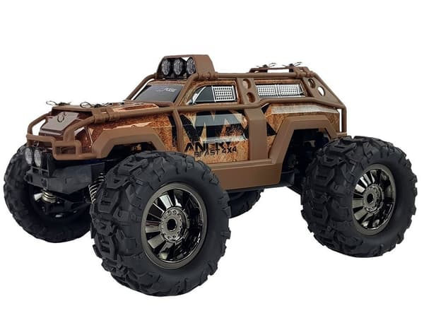 Rally Car Remote Controlled Brown 2.4G 1:18 35 km/h Speed Control