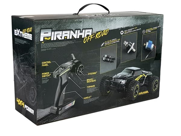 Off-Road Remote Controlled Yellow 1:10 ENOZE 9200E 40 km/h Large Wheels