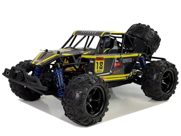Remote Controlled Off-road Buggy 1:18 Yellow ENOZE 9303E 45 km/h