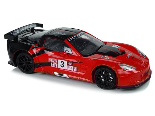 Racing Sports Car R/C 1:18 Corvette C6.R Red 2.4 G Lights