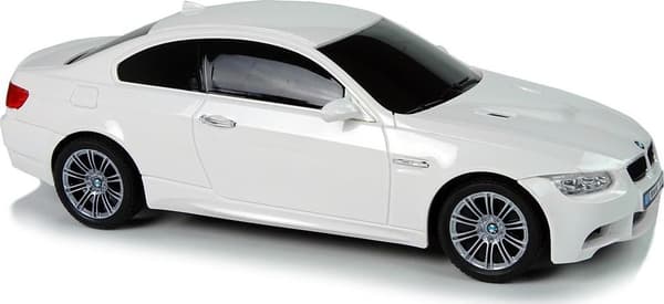 Remote Controlled BMW M3 White 2.4G Pilot Steering Wheel 1:18 Sound Lights