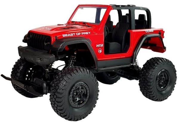 Red Remote Controlled Jeep Terrain Car 2.4G