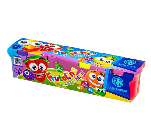 Doft plastmassa Frutolina 4 färger NEON Astra