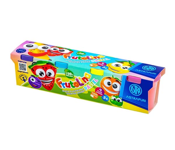 Doft plastmassa Frutolina 4 färger PASTELL Astra