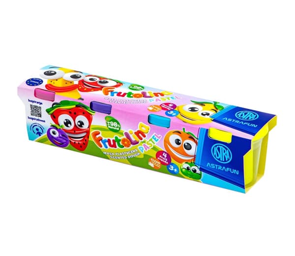 Doft plastmassa Frutolina 4 färger PASTELL Astra