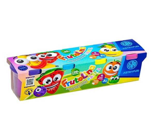 Doft plastmassa Frutolina 4 färger PASTELL Astra