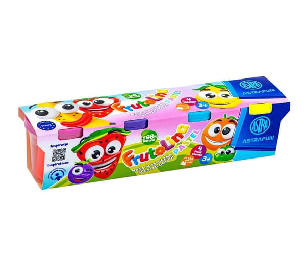 Doft plastmassa Frutolina 4 färger PASTELL Astra