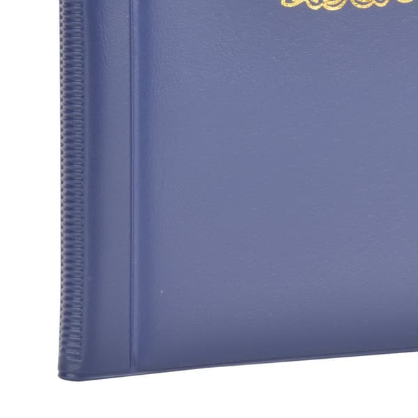 120 fickor 10 sidor Myntalbum Samlingsbok Ministorlek Pengar Insamlingshållare Blå