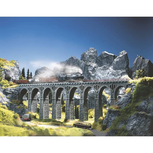 NOCH 58660 H0 Stenviadukt 1 spår Universell (L x B x H) 370 x 44 x 245 mm