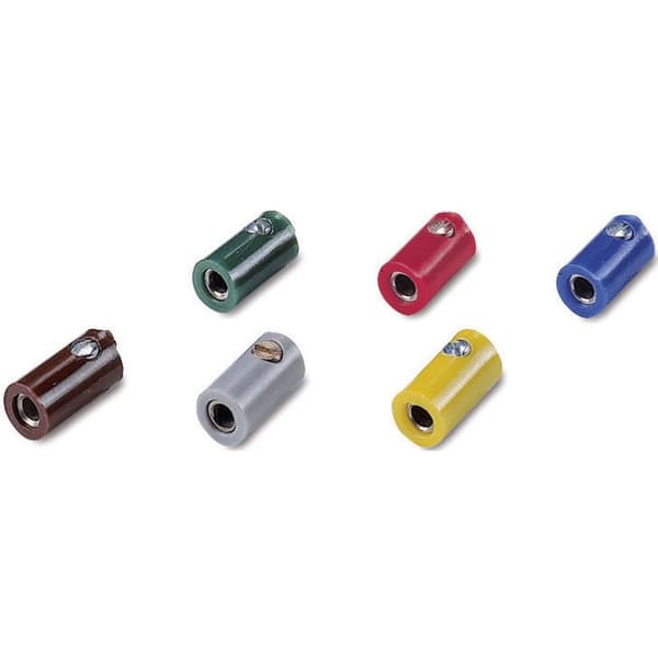 Modelljärnväg hylsor 2,6 mm 100 st utan tvärgående hål Grön