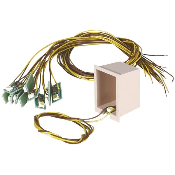 Viessmann Modelltechnik 6007 Innerbelysningen byggnade med LED Gul 1 set