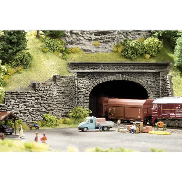 NOCH 58061 H0 Tunnel-portal 1 spårig Hårdskum färdig modell