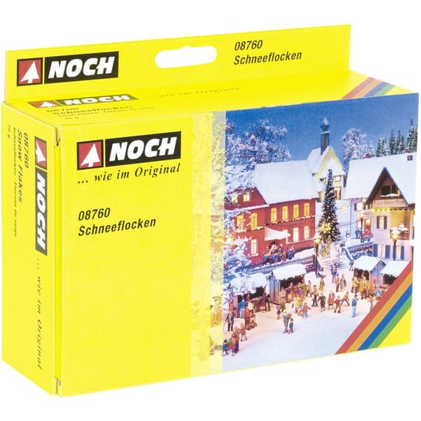 NOCH 08760 Snöflingor 75 g Vit