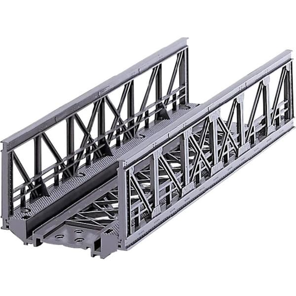 Märklin 07262 H0 Fackverksbro 1 spår H0 Märklin K-spår (utan ballast) Grå