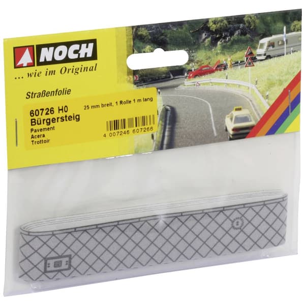 NOCH 60726 H0 Gångbana (L x B) 100 cm x 2.5 cm