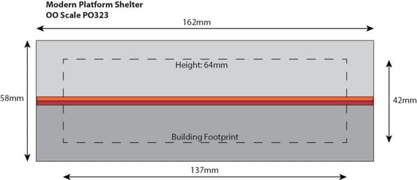 Metcalfe PO323 - H0 Modern Plattformsbod