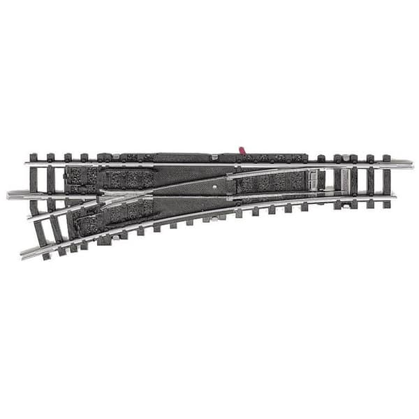 T14938 N Minitrix spår växel, vänster 112.6 mm 15 ° 362.6 mm