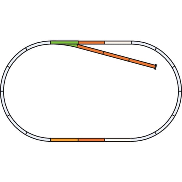 H0 Piko A-spår 55310 Förlängningsset 1 set