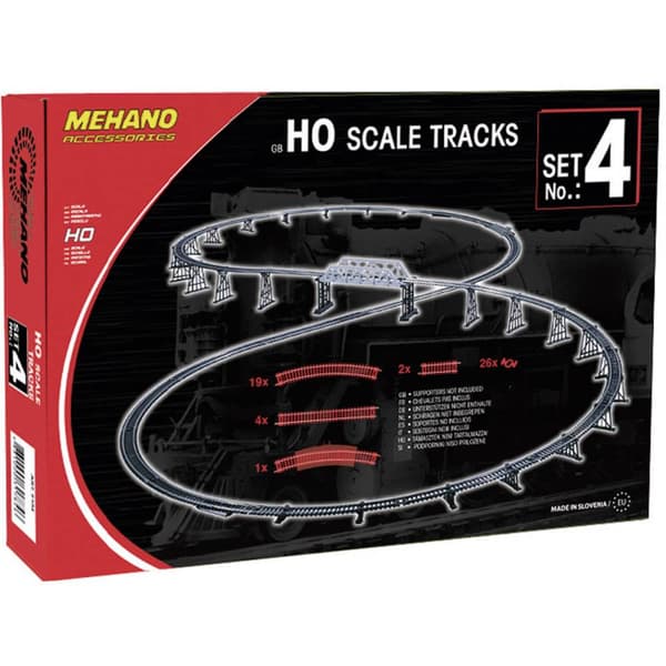 Mehano 58555 H0 spårkompletteringssats nr. 4
