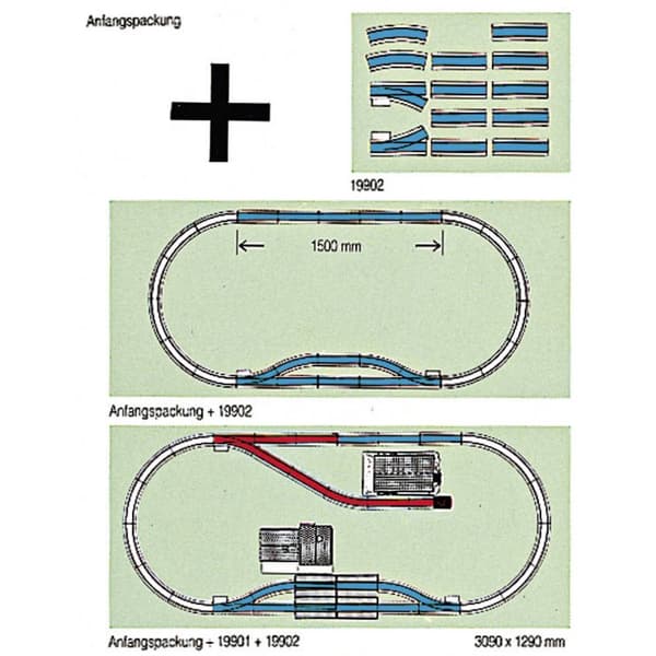 19902 G LGB spår Förlängningsset 1 set